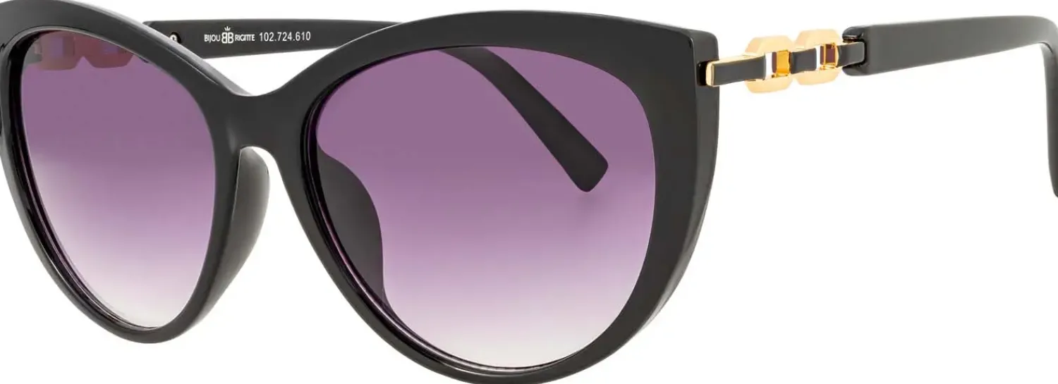 Bijou Brigitte Damen-Sonnenbrillen|Sonnenbrillen Schwarz>Sonnenbrille - Casual Elegance schwarz