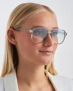 Bijou Brigitte Damen-Sonnenbrillen|Pastellschmuck>Sonnenbrille - Charming Island blau