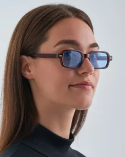 Bijou Brigitte Damen-Sonnenbrillen|Bunte Sonnenbrillen>Sonnenbrille - Chic Blue braun, blau