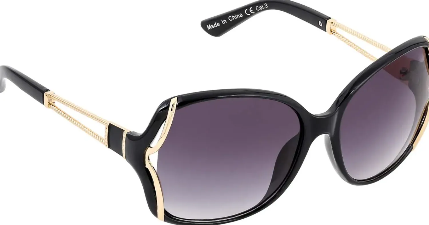 Bijou Brigitte Damen-Sonnenbrillen|Sonnenbrillen Schwarz>Sonnenbrille - Cool Classic schwarz
