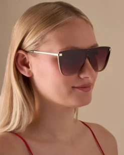 Bijou Brigitte Damen-Sonnenbrillen|Sonnenbrillen Schwarz><noscript><img width=