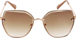 Bijou Brigitte Damen-Sonnenbrillen|Große Sonnenbrillen>Sonnenbrille - Fair Lady braun, gold