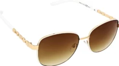 Bijou Brigitte Damen-Sonnenbrillen>Sonnenbrille - Gleaming Chain gold, weiß