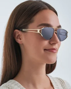 Bijou Brigitte Damen-Sonnenbrillen|Sonnenbrillen Schwarz><noscript><img width=