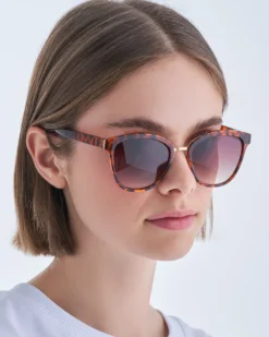 Bijou Brigitte Damen-Sonnenbrillen|Vintage-Sonnenbrillen>Sonnenbrille - Jungle Glam braun