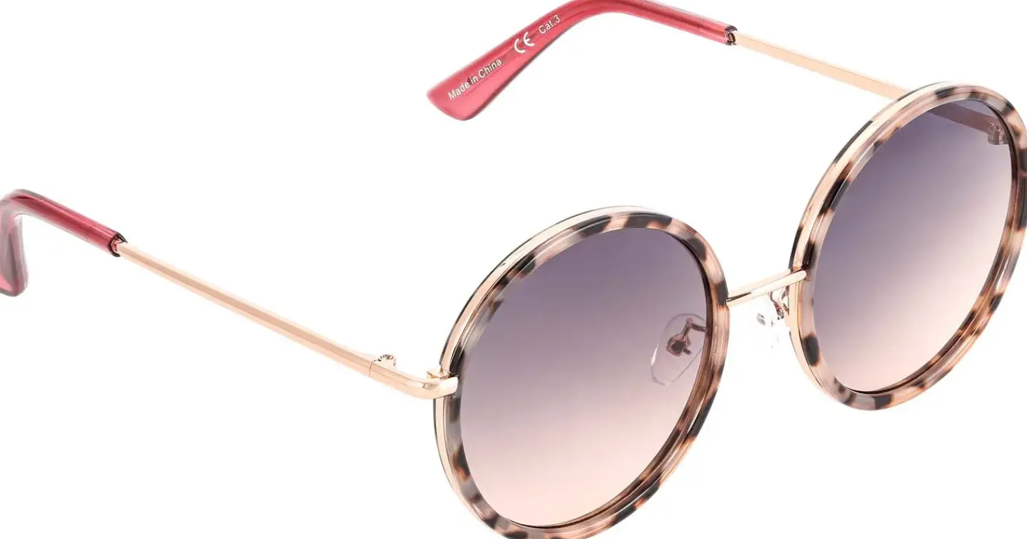 Bijou Brigitte Damen-Sonnenbrillen>Sonnenbrille - Leo Circle gold, grau