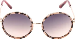 Bijou Brigitte Damen-Sonnenbrillen>Sonnenbrille - Leo Circle gold, grau