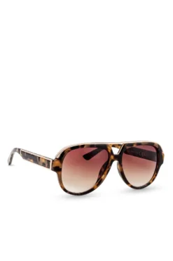 Bijou Brigitte Damen-Sonnenbrillen>Sonnenbrille - Leo Statement braun
