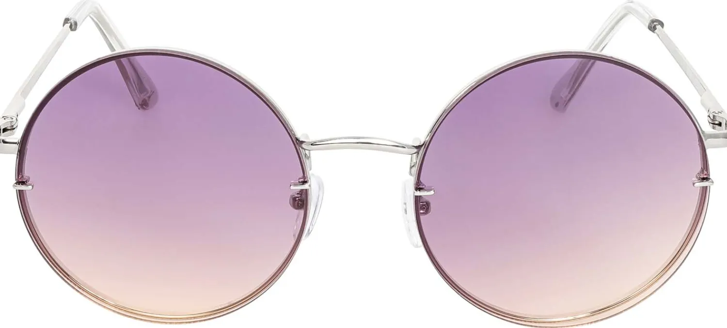 Bijou Brigitte Damen-Sonnenbrillen|Bunte Sonnenbrillen>Sonnenbrille - Lilac Circle lila, silber