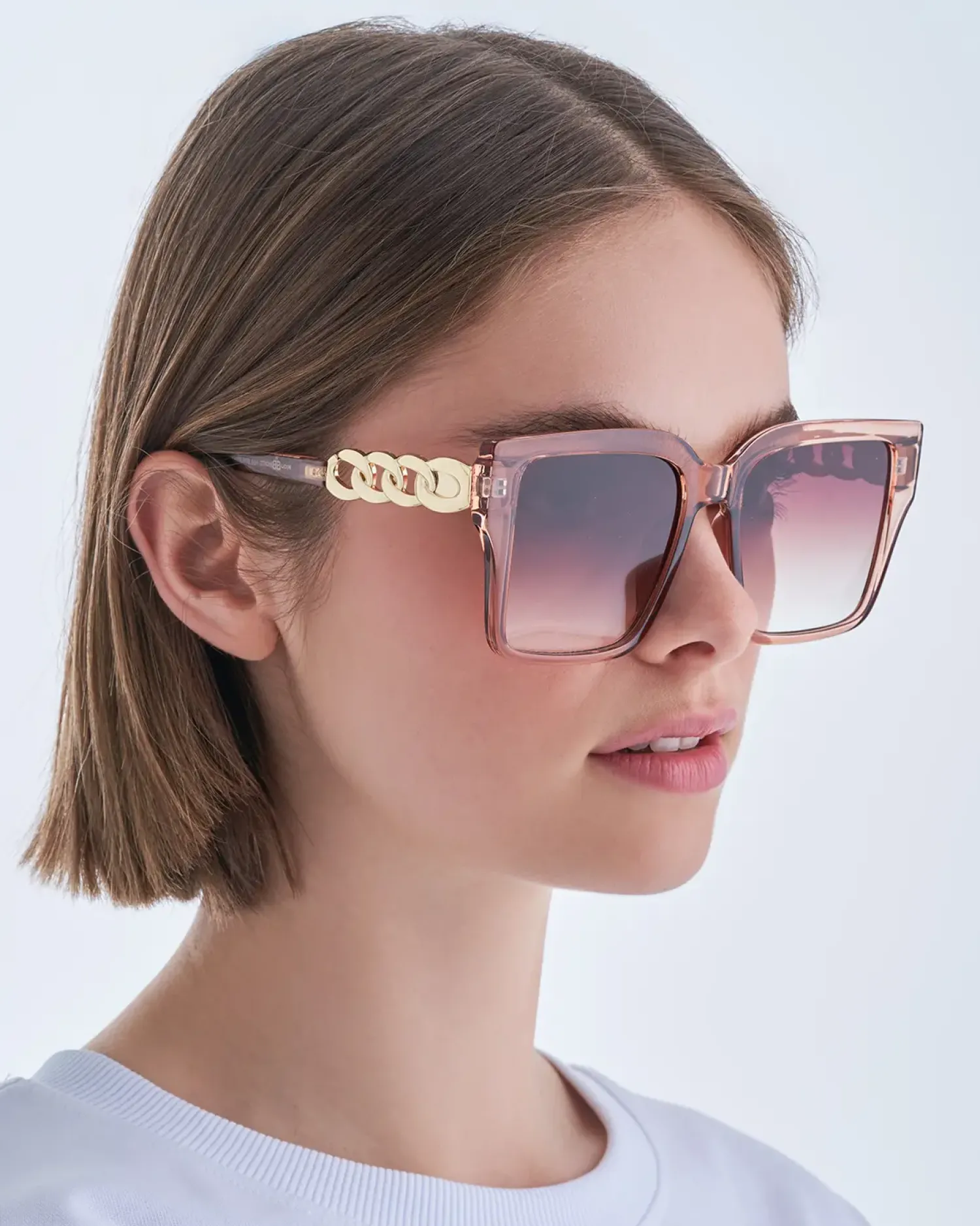 Bijou Brigitte Damen-Sonnenbrillen|Große Sonnenbrillen>Sonnenbrille - Monaco Vibe braun, gold