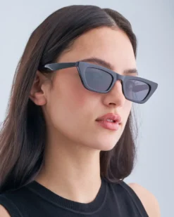Bijou Brigitte Damen-Sonnenbrillen|Sonnenbrillen Schwarz>Sonnenbrille - Pointed Black schwarz
