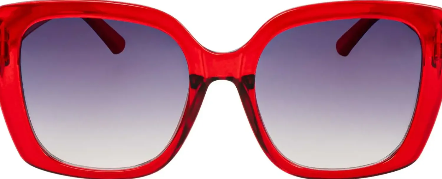 Bijou Brigitte Damen-Sonnenbrillen|Bunte Sonnenbrillen>Sonnenbrille - Red Catch rot