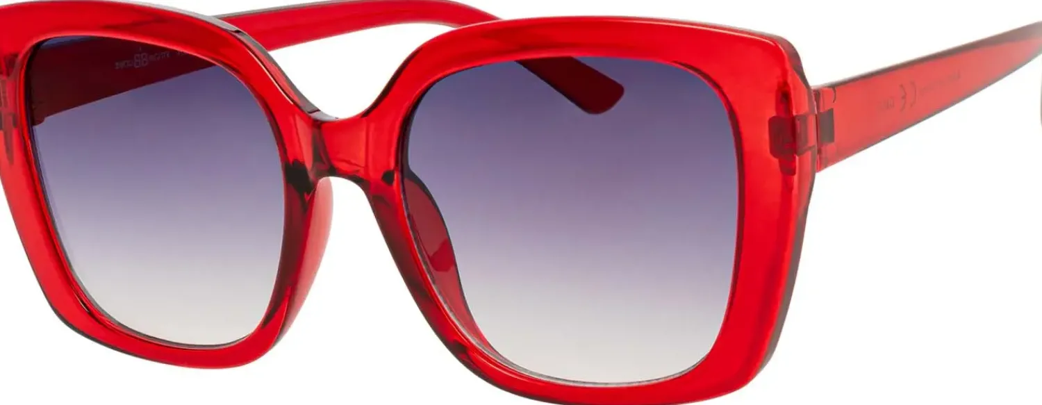 Bijou Brigitte Damen-Sonnenbrillen|Bunte Sonnenbrillen>Sonnenbrille - Red Catch rot