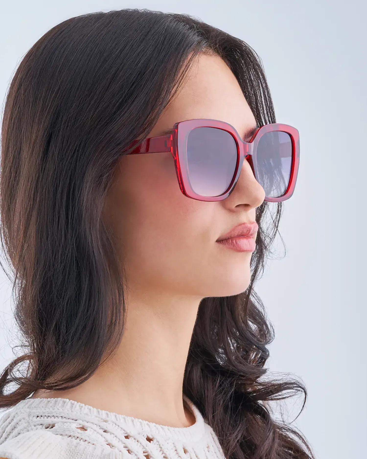 Bijou Brigitte Damen-Sonnenbrillen|Bunte Sonnenbrillen>Sonnenbrille - Red Catch rot