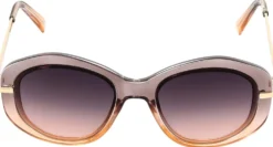 Bijou Brigitte Damen-Sonnenbrillen|Bunte Sonnenbrillen>Sonnenbrille - Round Sunset rosa, grau