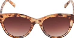 Bijou Brigitte Damen-Sonnenbrillen|Vintage-Sonnenbrillen>Sonnenbrille - Sharp Leo braun