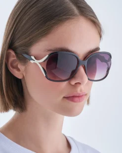 Bijou Brigitte Damen-Sonnenbrillen|Sonnenbrillen Schwarz>Sonnenbrille - Sun Shine schwarz