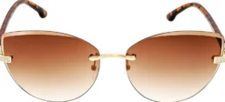 Bijou Brigitte Damen-Sonnenbrillen>Sonnenbrille - Warm Brown braun, gold