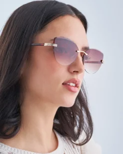 Bijou Brigitte Damen-Sonnenbrillen>Sonnenbrille - Warm Brown braun, gold