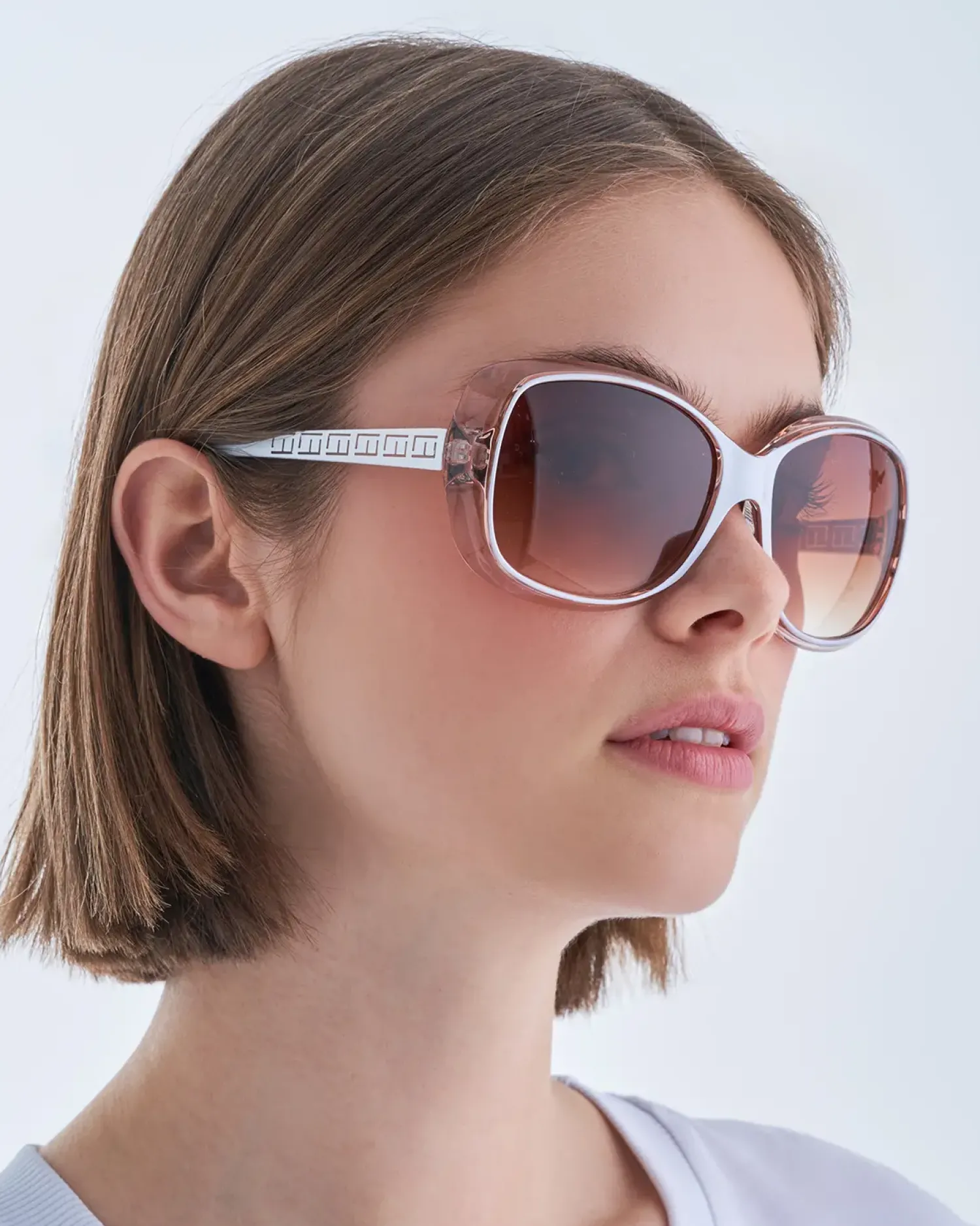Bijou Brigitte Damen-Sonnenbrillen|Große Sonnenbrillen>Sonnenbrille - White Sensation weiß