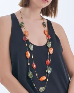 Bijou Brigitte Layering-Ketten|Statement-Ketten>Statement Kette - Boho Chic mehrfarbig