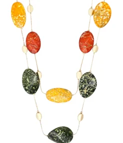 Bijou Brigitte Layering-Ketten|Statement-Ketten>Statement Kette - Boho Chic mehrfarbig