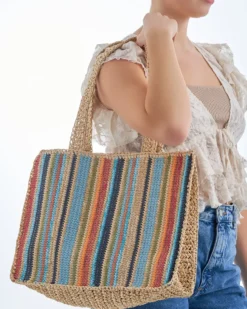 Bijou Brigitte Handtaschen>Tasche - Beach Stripe mehrfarbig