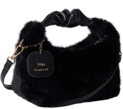 Bijou Brigitte Handtaschen>Tasche - Black Fur schwarz
