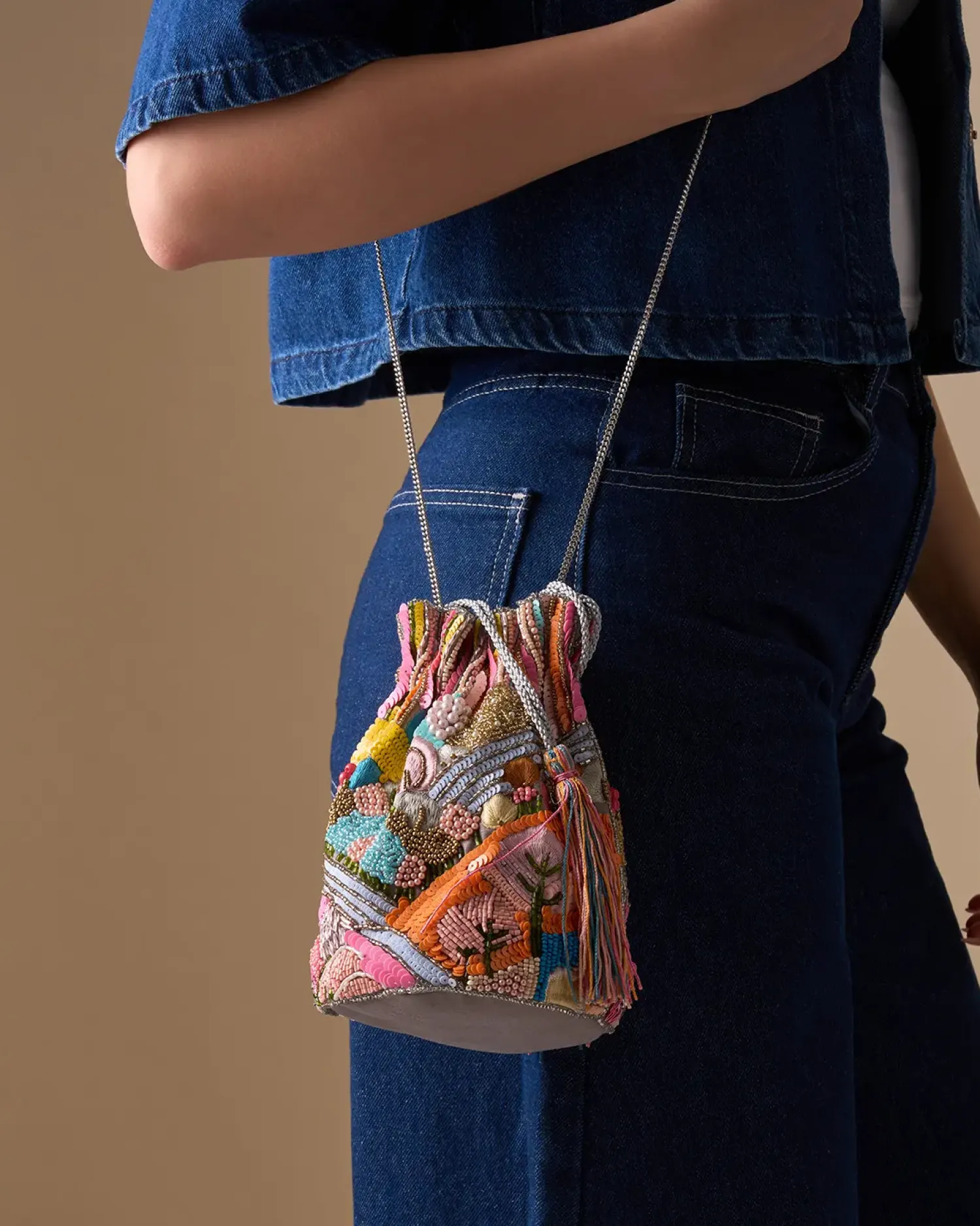 Bijou Brigitte Handtaschen|Kleine Taschen>Tasche - Color Splash mehrfarbig