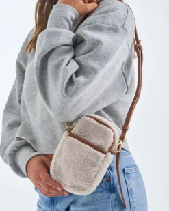 Bijou Brigitte Handtaschen>Tasche - Cozy Fur beige, braun