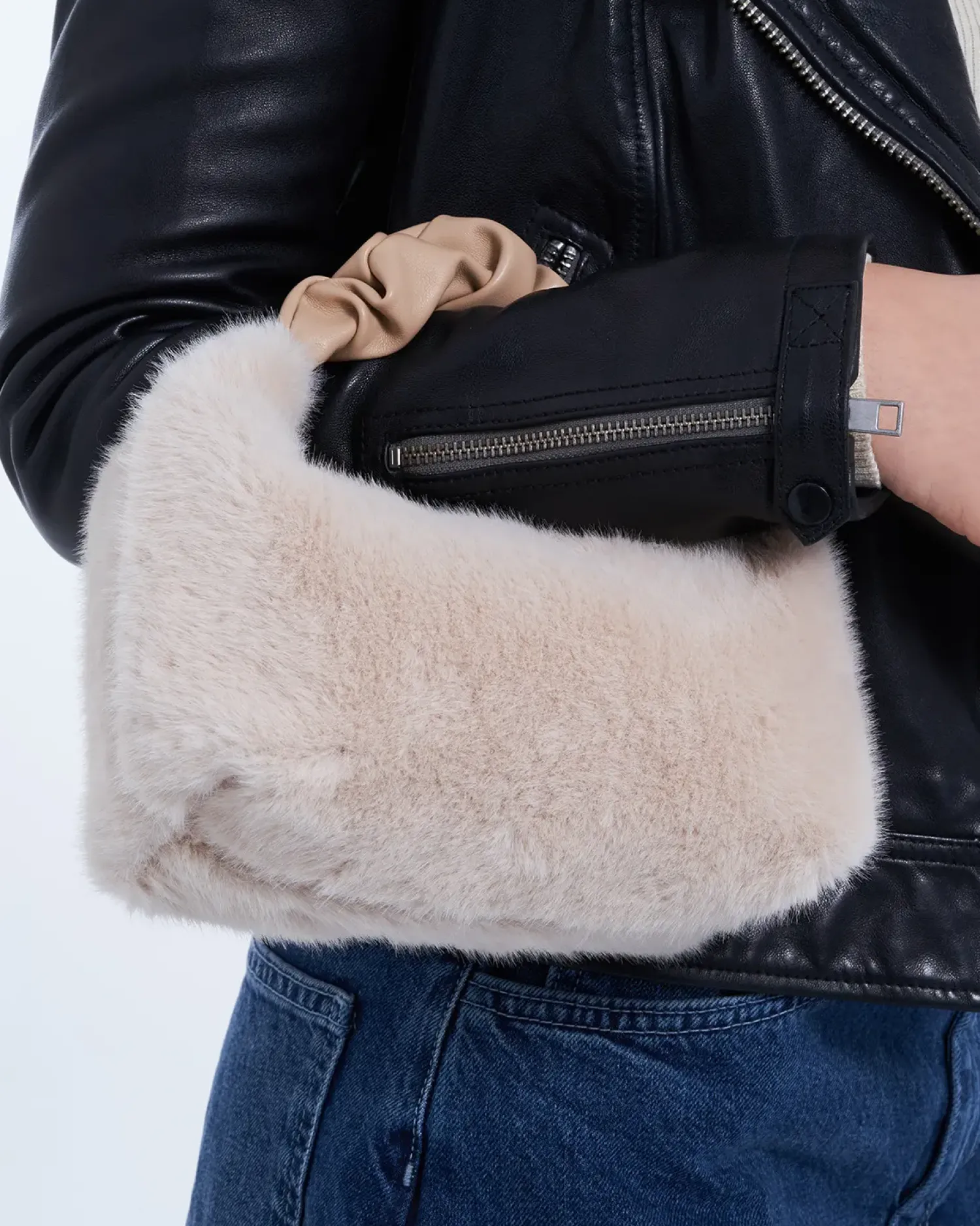 Bijou Brigitte Handtaschen|Kleine Taschen>Tasche - Fluffy Fabulosity beige