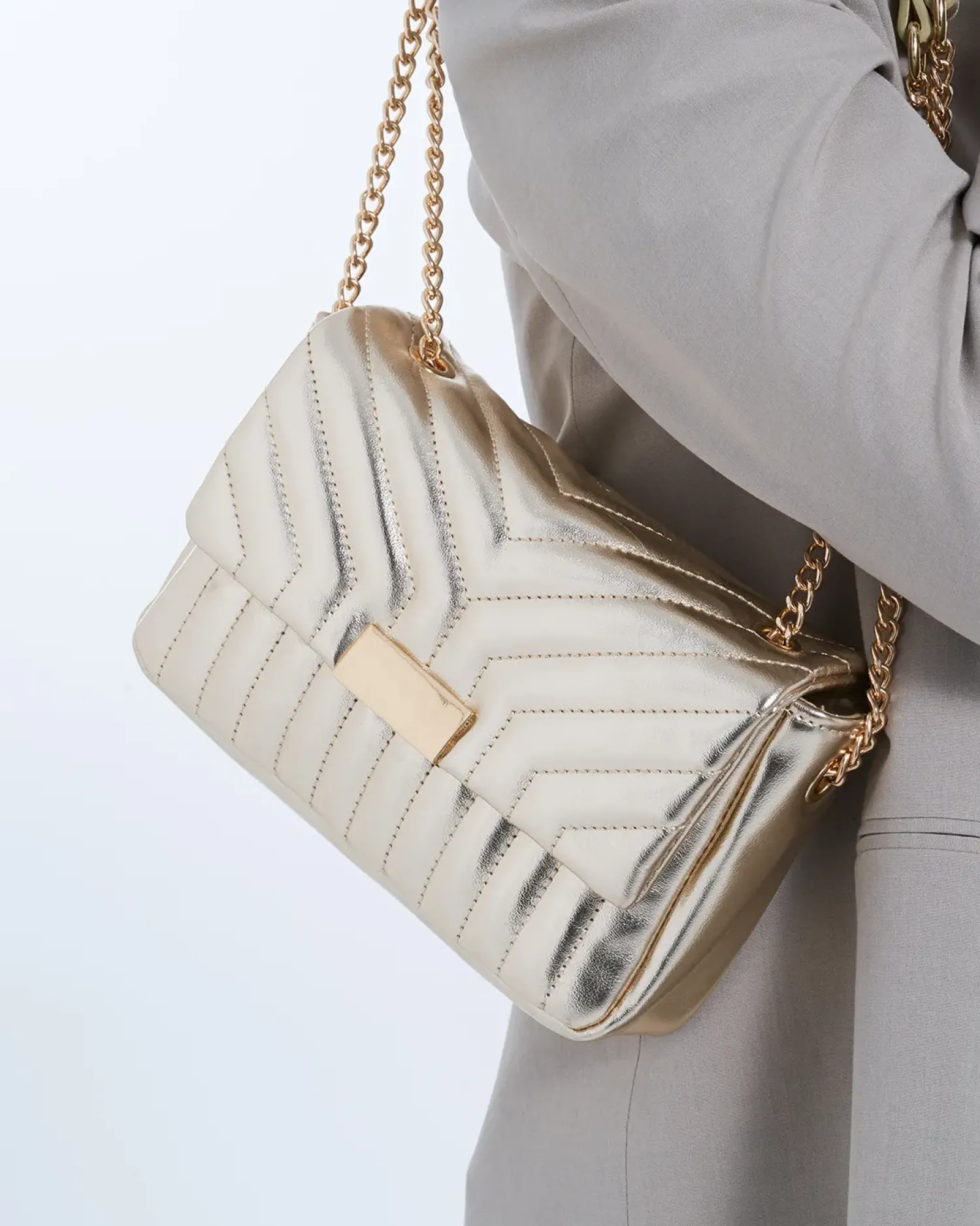 Bijou Brigitte Handtaschen|Abendtaschen>Tasche - en Metallic gold
