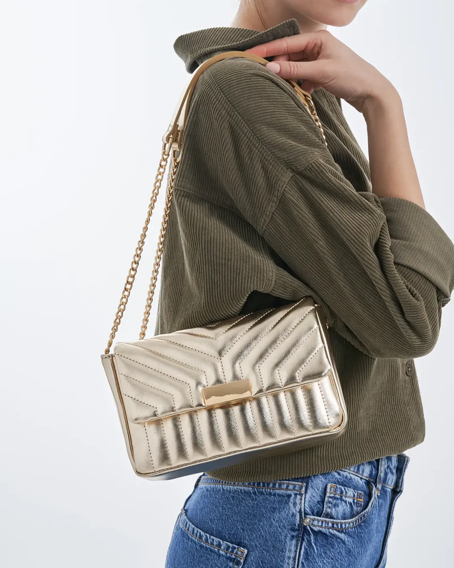 Bijou Brigitte Handtaschen|Abendtaschen>Tasche - en Metallic gold