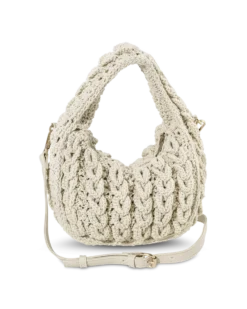 Bijou Brigitte Handtaschen>Tasche - Ivory Crochet beige