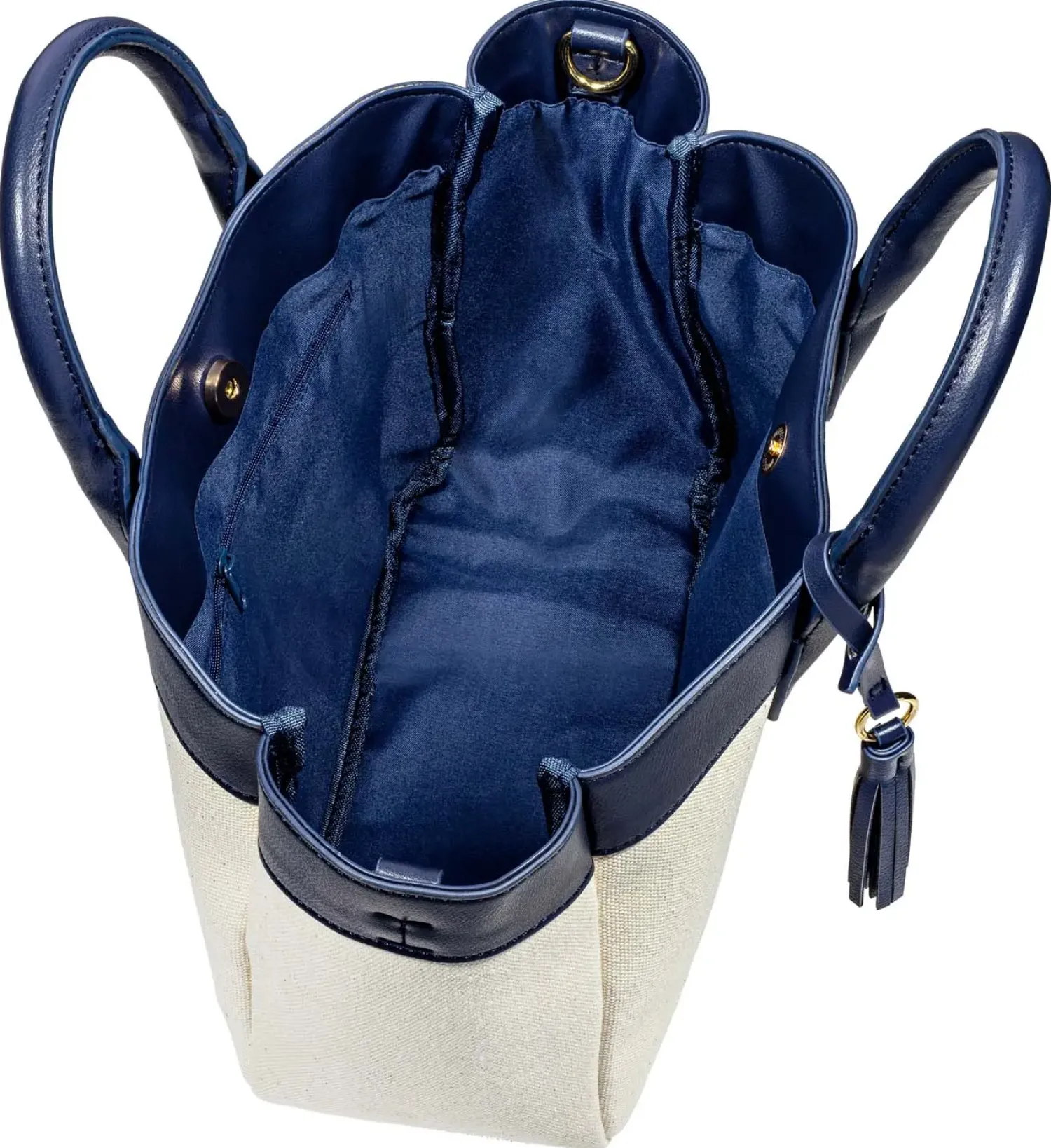 Bijou Brigitte Handtaschen>Tasche - Navy Chic weiß, blau