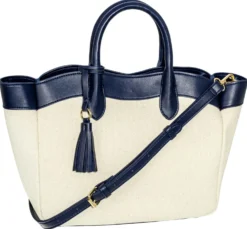 Bijou Brigitte Handtaschen>Tasche - Navy Chic weiß, blau