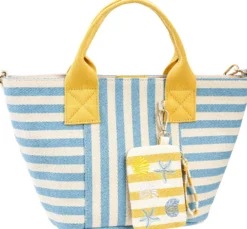 Bijou Brigitte Handtaschen>Tasche - Summer Stripes weiß, blau, gelb
