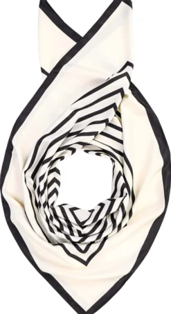 Bijou Brigitte Halstücher>Tuch - Black White weiß