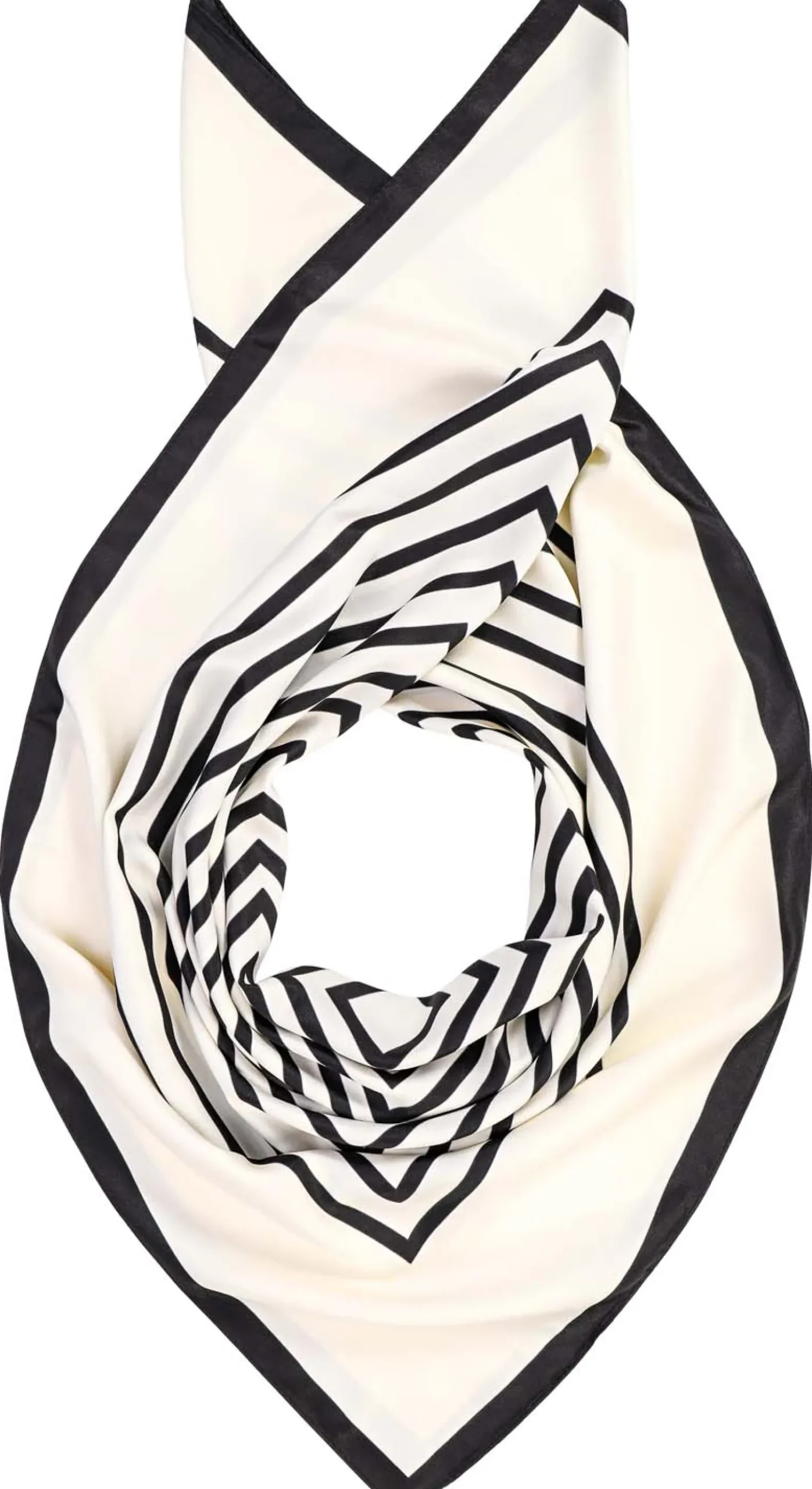 Bijou Brigitte Halstücher>Tuch - Black White weiß