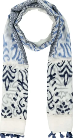 Bijou Brigitte Halstücher>Tuch - Blue Beach weiß, blau