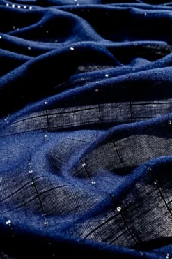 Bijou Brigitte Halstücher>Tuch - Blue Sequins blau