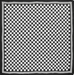 Bijou Brigitte Bandanas|Halstücher>Tuch - Checkered Classic schwarz, weiß