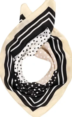 Bijou Brigitte Bandanas|Halstücher>Tuch - Classic Dots beige, weiß