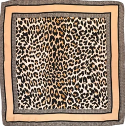 Bijou Brigitte Bandanas|Leo-Schmuck>Tuch - Classic Leo braun
