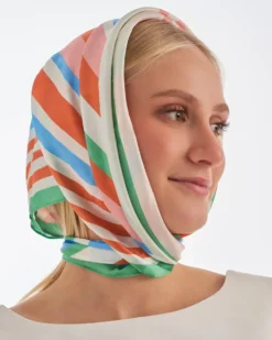 Bijou Brigitte Bandanas|Halstücher>Tuch - Color Stripes mehrfarbig