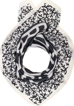 Bijou Brigitte Bandanas|Halstücher>Tuch - Coral Breeze schwarz, weiß