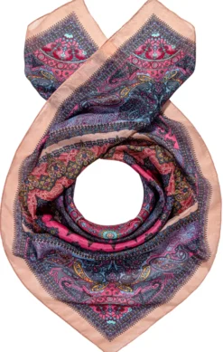 Bijou Brigitte Halstücher>Tuch - Dreamy Paisley lila