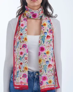 Bijou Brigitte Halstücher|Seidentücher>Tuch - Floral Charm mehrfarbig