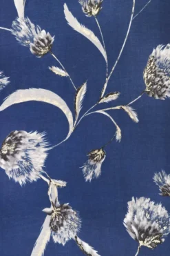 Bijou Brigitte Halstücher>Tuch - Floral Navy blau