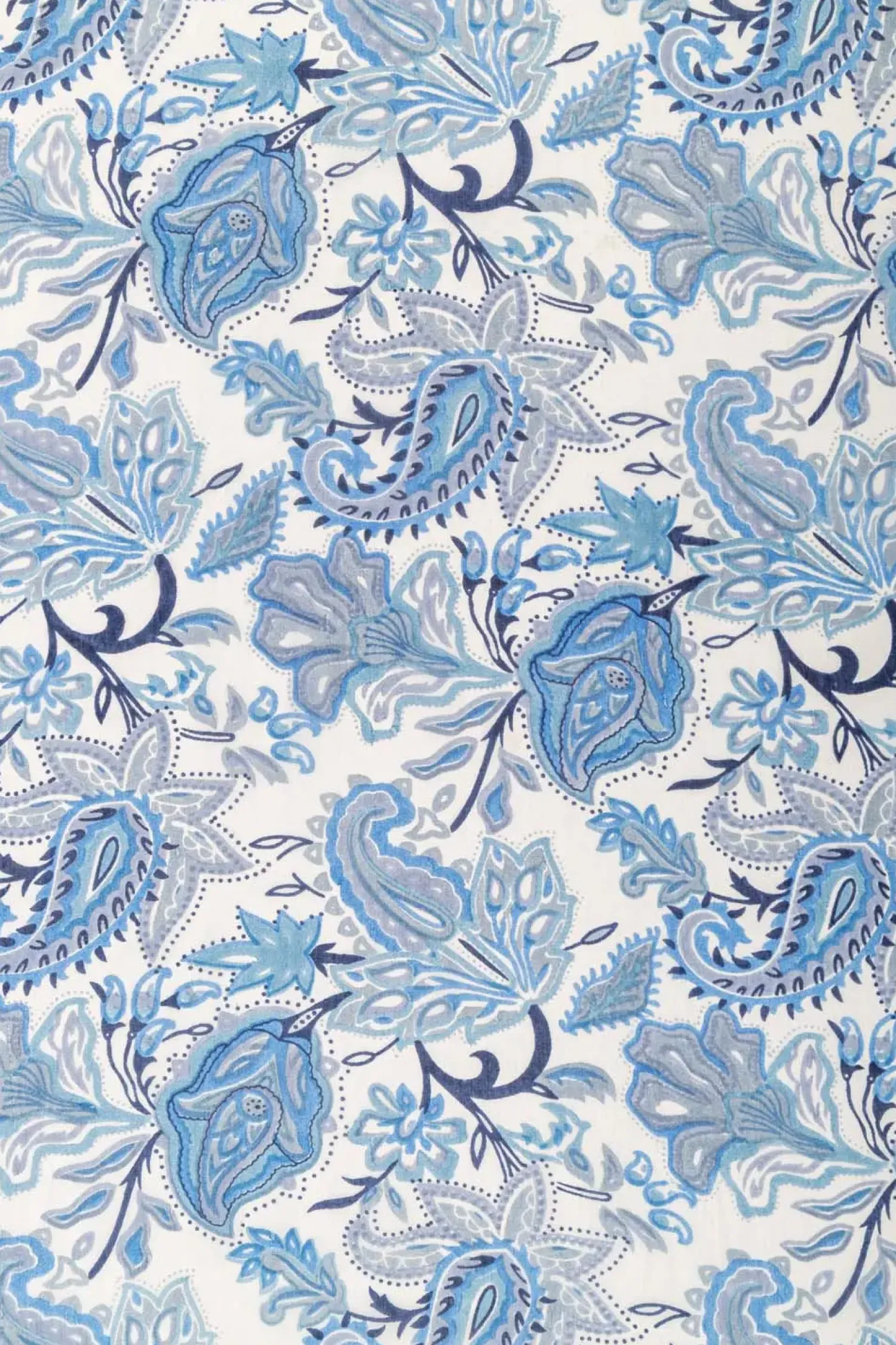 Bijou Brigitte Halstücher|Seidentücher>Tuch - Floral Serenity blau